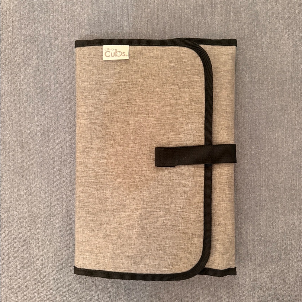 NWOT- Gray and Black Travel Changing Pad